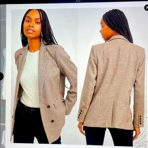 Rails Medium Cambridge Plaid JAC Blazer. Lightweight. Men’s wear Inspired